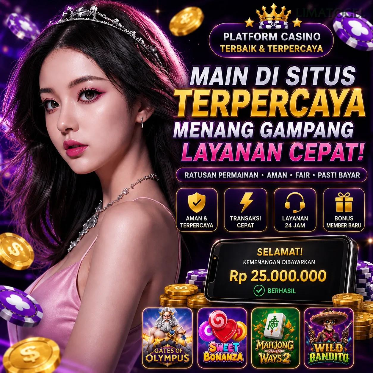 Ikon aplikasi limatogel resmi